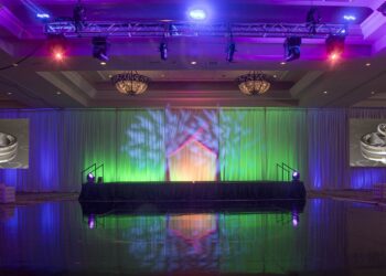 Quest Events Drape Stage Backdrop Screen Surround Side Swags Room Wrap Projection Rental 1