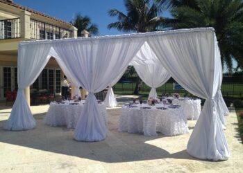 Quest Events Pipe Drape Cabana Social Event Reception