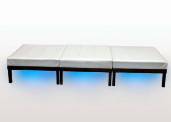 Quest Events TOTALLY MOD Special Events Rental Solutions Soft Seating Basics Bench Ottoman Glow