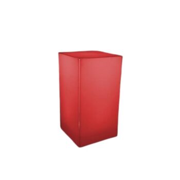 illum Highboy Table Red quest event rentals cocktail table